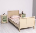 Pat tip printesa 90x200cm de la Rustic Butique PS61 - Culoare_P032 - VOPSIT