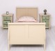 Pat tip printesa 90x200cm de la Rustic Butique PS61 - Culoare_P032 - VOPSIT