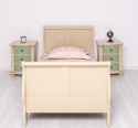 Pat tip printesa 90x200cm de la Rustic Butique PS61 - Culoare_P032 - VOPSIT