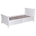Pat cu 2 sertare 90x200cm de la Rustic Butique PS114 - Culoare_P030++P004A - 2 STRATURI DE CULORI ANTICHIZAT