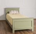 Pat cu 2 sertare 90x200cm de la Rustic Butique PS114 - Culoare_P025++P054A - 2 STRATURI DE CULORI ANTICHIZAT