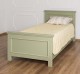 Pat cu 2 sertare 90x200cm de la Rustic Butique PS114 - Culoare_P025++P054A - 2 STRATURI DE CULORI ANTICHIZAT