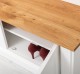Cuier cu 2 usi, cu blat stejar de la Rustic Butique PS366 - Culoare Top si Cornise_P089 - Culoare Corp_P004 - DUBLU COLOR