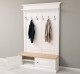 Cuier cu 2 usi, cu blat stejar de la Rustic Butique PS366 - Culoare TopP_0 - Culoare Corp_P004 - DUBLU COLOR