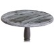 Masa cafea rotunda, blat stejar de la Rustic Butique PS400 - Top Culoare_P065 - Corp Culoare_P028A - DUBLU COLOR
