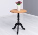 Masa cafea rotunda, blat stejar de la Rustic Butique PS400 - Culoare Top_P089 - Culoare Corp_P003 - DUBLU COLOR