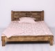 Pat cu tablie 180x200cm de la Rustic Butique PS613-180x200 - Culoare_P064 - PERIAT ADANC
