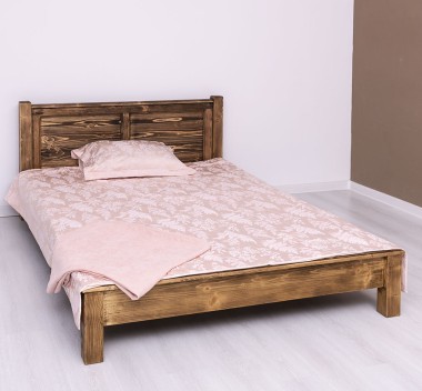 Pat cu tablie 180x200cm de la Rustic Butique PS613-180x200 - Culoare_P064 - PERIAT ADANC