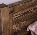 Pat cu tablie 180x200cm de la Rustic Butique PS613-180x200 - Culoare_P064 - PERIAT ADANC