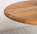 Masa de bar cu blat rotund 110cm, blat stejar de la Rustic Butique PS672 - Culoare Top_P061 - Culoare Corp_P015 - DUBLU COLOR