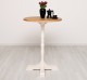 Masa de bar cu blat rotund 110cm, blat stejar de la Rustic Butique PS672 - Culoare Top_P061 - Culoare Corp_P015 - DUBLU COLOR