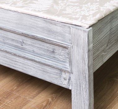 Pat cu tablie 180x200cm de la Rustic Butique PS541-160x200 - Culoare_P065 - PERIAT ADANC