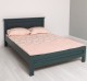 Pat cu tablie 180x200cm de la Rustic Butique PS541 - Culoare_P087 - VOPSIT