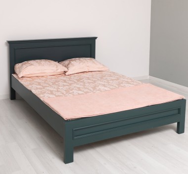Pat cu tablie 180x200cm de la Rustic Butique PS541 - Culoare_P087 - VOPSIT