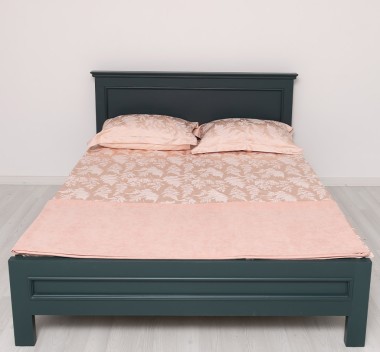 Pat cu tablie 180x200cm de la Rustic Butique PS541 - Culoare_P087 - VOPSIT