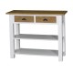 Consola cu 2 rafturi de la Rustic Butique PS141 - Top Culoare_P001 - Corp_P004 - Sertare_P001 - DUBLU CULOR