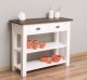 Consola cu 2 rafturi de la Rustic Butique PS141 - Culoare Top_P062 - Culoare Corp_P039 - DUBLU COLOR