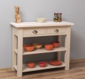 Consola cu 2 rafturi de la Rustic Butique PS141 - Culoare TopP0 - Culoare Corp_P032 - VOPSIT