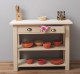 Consola cu 2 rafturi de la Rustic Butique PS141 - Culoare TopP0 - Culoare Corp_P032 - VOPSIT