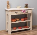 Consola cu 2 rafturi de la Rustic Butique PS141 - Culoare TopP0 - Culoare Corp_P032 - VOPSIT