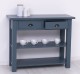 Consola cu 2 rafturi de la Rustic Butique PS141 - Culoare_P051A - VOPSIT ANTICHIZAT