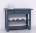 Consola cu 2 rafturi de la Rustic Butique PS141 - Culoare_P051A - VOPSIT ANTICHIZAT