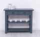 Consola cu 2 rafturi de la Rustic Butique PS141 - Culoare_P051A - VOPSIT ANTICHIZAT