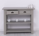 Consola cu 2 rafturi de la Rustic Butique PS141 - Culoare_P030A - VOPSIT ANTICHIZAT