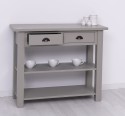 Consola cu 2 rafturi de la Rustic Butique PS141 - Culoare_P030A - VOPSIT ANTICHIZAT