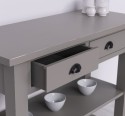 Consola cu 2 rafturi de la Rustic Butique PS141 - Culoare_P030A - VOPSIT ANTICHIZAT
