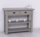 Consola cu 2 rafturi de la Rustic Butique PS141 - Culoare_P030A - VOPSIT ANTICHIZAT