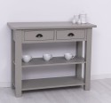 Consola cu 2 rafturi de la Rustic Butique PS141 - Culoare_P030A - VOPSIT ANTICHIZAT