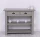 Consola cu 2 rafturi de la Rustic Butique PS141 - Culoare_P030A - VOPSIT ANTICHIZAT