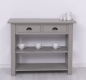 Consola cu 2 rafturi de la Rustic Butique PS141 - Culoare_P030A - VOPSIT ANTICHIZAT