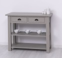 Consola cu 2 rafturi de la Rustic Butique PS141 - Culoare_P030A - VOPSIT ANTICHIZAT