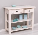 Consola cu 2 rafturi de la Rustic Butique PS141 - Culoare_P015 - VOPSIT