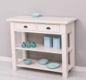 Consola cu 2 rafturi de la Rustic Butique PS141 - Culoare_P015 - VOPSIT