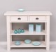 Consola cu 2 rafturi de la Rustic Butique PS141 - Culoare_P015 - VOPSIT