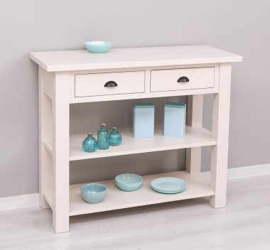 Consola cu 2 rafturi de la Rustic Butique PS141 - Culoare_P015 - VOPSIT