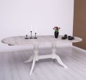 Masa ovala cu 2 picioare 160/230x120cm, blat stejar de la Rustic Butique PS379 - Culoare Top_P067 - Culoare Corp_P039 - DUBLU COLOR