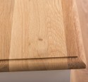 Noptiera cu 1 sertar si rafturi deschise, blat stejar de la Rustic Butique PS478 - Culoare Top_P089 - Culoare Corp_P004 - DUBLU COLOR