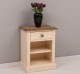 Noptiera cu 1 sertar si rafturi deschise, blat stejar de la Rustic Butique PS478 - Culoare Top_P089 - Culoare Corp_P025 - DUBLU COLOR