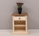 Noptiera cu 1 sertar si rafturi deschise, blat stejar de la Rustic Butique PS478 - Culoare Top_P089 - Culoare Corp_P025 - DUBLU COLOR