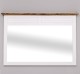 Oglinda lata cu design Shutter de la Rustic Butique PS725 - Culoare Corp_P004 - Culoare Cornisa_P064 - DUBLU COLOR