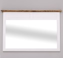 Oglinda lata cu design Shutter de la Rustic Butique PS725 - Culoare Corp_P004 - Culoare Cornisa_P064 - DUBLU COLOR