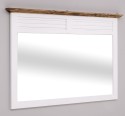 Oglinda lata cu design Shutter de la Rustic Butique PS725 - Culoare Corp_P004 - Culoare Cornisa_P064 - DUBLU COLOR