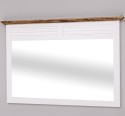 Oglinda lata cu design Shutter de la Rustic Butique PS725 - Culoare Corp_P004 - Culoare Cornisa_P064 - DUBLU COLOR