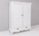 Sifonier Chic cu 2 usi si 2 sertare de la Rustic Butique PS730 - Culoare_P013++P004A - 2 STRATURI DE CULORI ANTICHIZAT