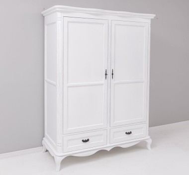 Sifonier Chic cu 2 usi si 2 sertare de la Rustic Butique PS730 - Culoare_P013++P004A - 2 STRATURI DE CULORI ANTICHIZAT