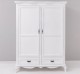 Sifonier Chic cu 2 usi si 2 sertare de la Rustic Butique PS730 - Culoare_P013++P004A - 2 STRATURI DE CULORI ANTICHIZAT